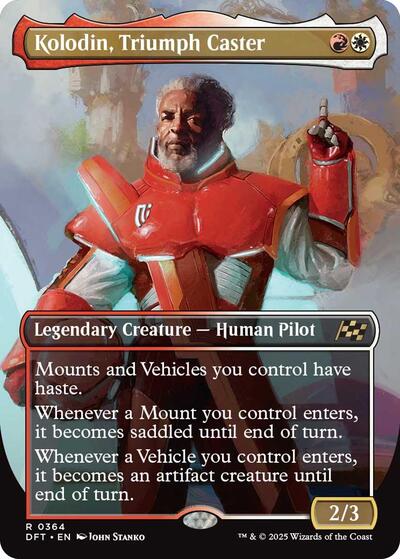 Kolodin, Triumph Caster (Borderless) (Aetherdrift) Near Mint Foil
