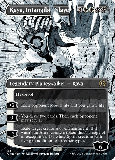 Kaya, Intangible Slayer (Borderless) (Phyrexia: All Will Be One) Near Mint