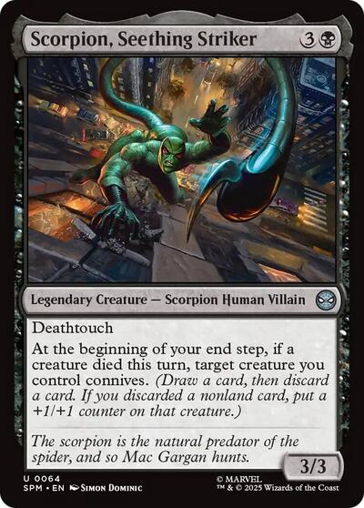 Scorpion, Seething Striker (Marvel's Spider-Man) Near Mint Foil