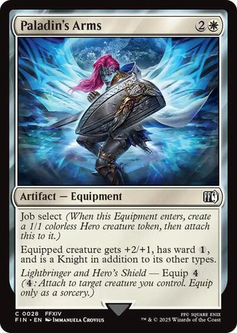 Paladin's Arms (Universes Beyond: FINAL FANTASY) Near Mint Foil