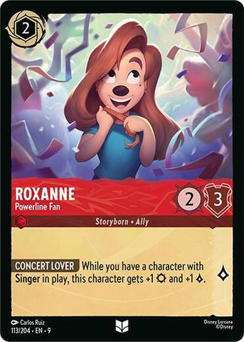 Roxanne - Powerline Fan (Fabled) Near Mint