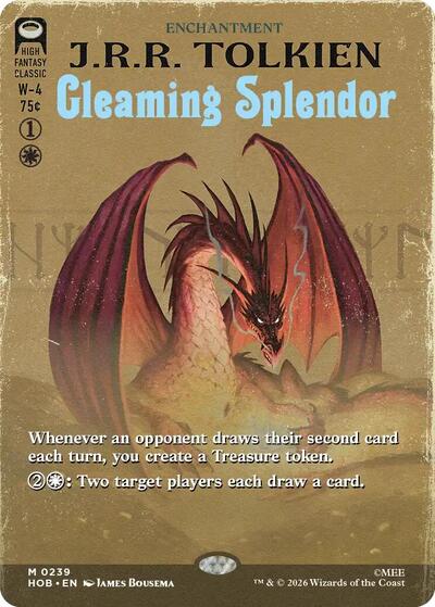 Gleaming Splendor (Borderless) (The Hobbit) Near Mint Foil
