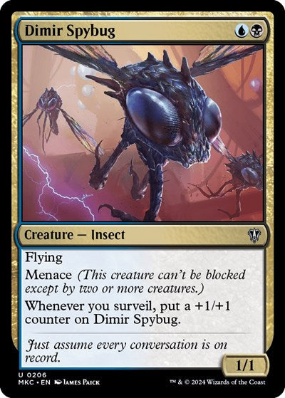 Dimir Spybug (Commander: Murders at Karlov Manor) Near Mint