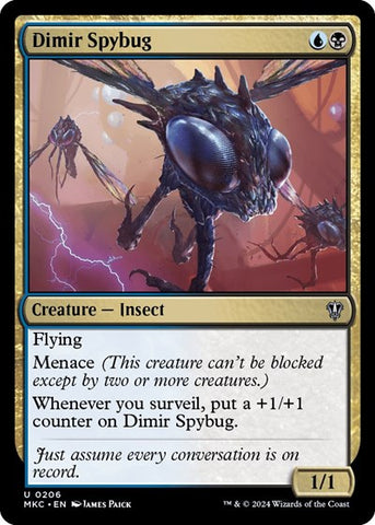 Dimir Spybug (Commander: Murders at Karlov Manor) Near Mint