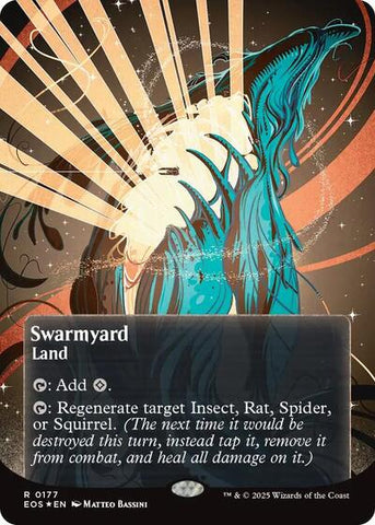 Stripe Mine (0087) (Borderless) (Galaxy Foil) (Stellar Sights) Near Mint Foil