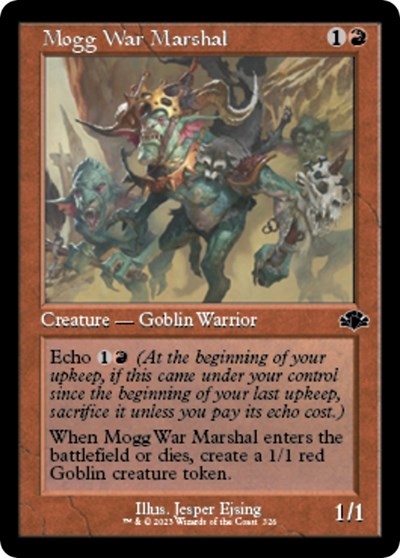Mogg War Marshal (Retro Frame) (Dominaria Remastered) Near Mint