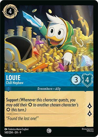 Louie - Chill Nephew (Fabled) Near Mint Cold Foil