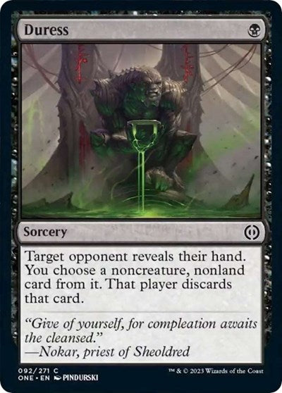 Duress (Phyrexia: All Will Be One) Near Mint Foil