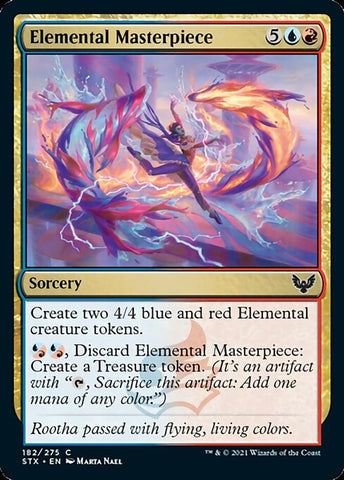 Elemental Masterpiece (Strixhaven) Near Mint Foil