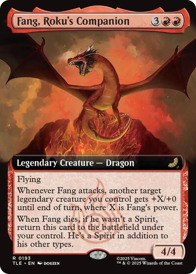 Fang, Roku's Companion (Extended Art) (Avatar: The Last Airbender: Eternal-Legal) Near Mint Foil