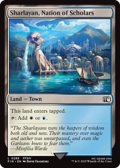 Sharlayan, Nation of Scholars (Universes Beyond: FINAL FANTASY) Near Mint Foil