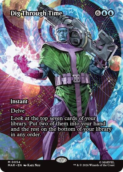 Dig Through Time (Borderless) (Marvel Eternal-Legal) Near Mint