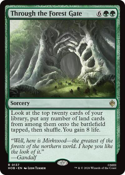 Through the Forest Gate (The Hobbit) Near Mint Foil