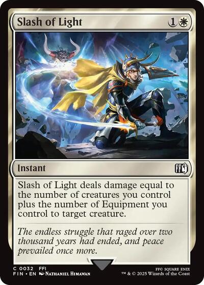 Slash of Light (Universes Beyond: FINAL FANTASY) Light Play Foil