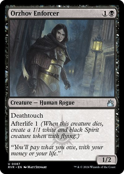 Orzhov Enforcer (Ravnica Remastered) Near Mint Foil