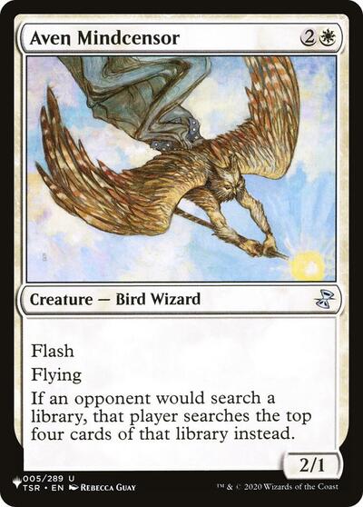 Aven Mindcensor (The List) Near Mint