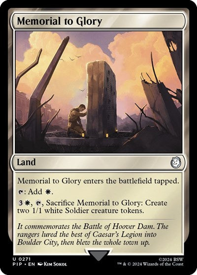 Memorial to Glory (Universes Beyond: Fallout) Near Mint Foil