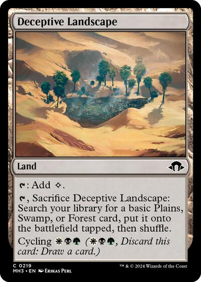 Deceptive Landscape (Modern Horizons 3) Near Mint Foil