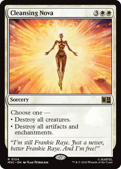 Cleansing Nova (Surge Foil) (Commander: Marvel Super Heroes) Near Mint Foil