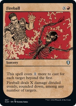 Fireball (Showcase) (Commander Legends: Battle for Baldur's Gate) Near Mint