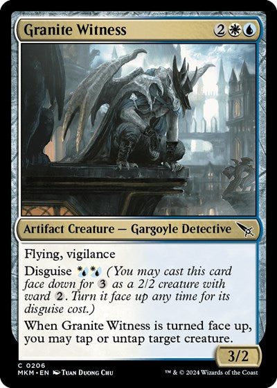 Granite Witness (Murders at Karlov Manor) Near Mint Foil