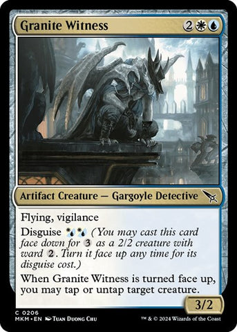 Granite Witness (Murders at Karlov Manor) Near Mint Foil