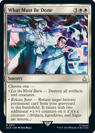What Must Be Done (Universes Beyond: Assassin's Creed) Light Play Foil