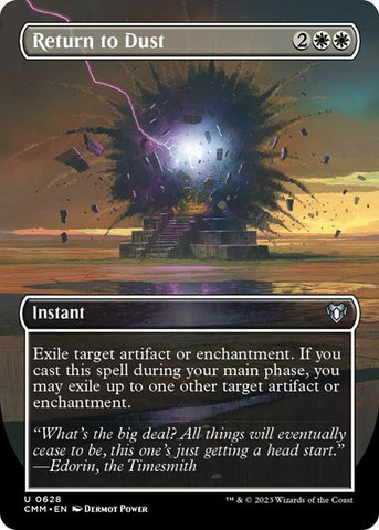 Return to Dust (Borderless) (Commander Masters) Near Mint