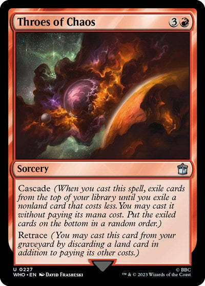 Throes of Chaos (Universes Beyond: Doctor Who) Near Mint