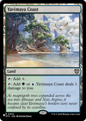 Yavimaya Coast (OTC) (The List) Near Mint
