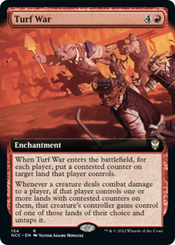 Turf War (Extended Art) (Commander: Streets of New Capenna) Near Mint