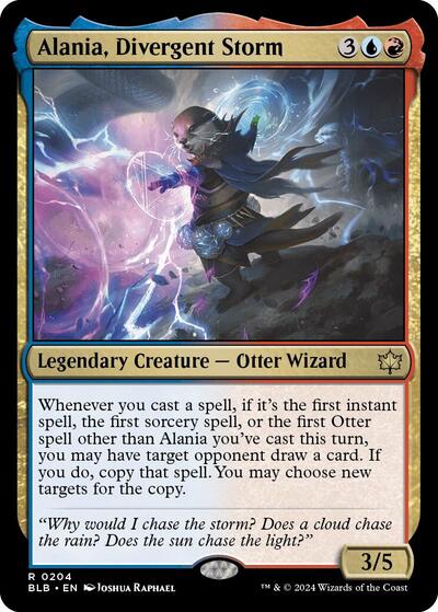 Alania, Divergent Storm (Bloomburrow) Near Mint Foil