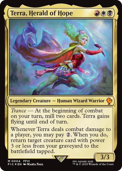 Terra, Herald of Hope (Commander: FINAL FANTASY) Near Mint Foil