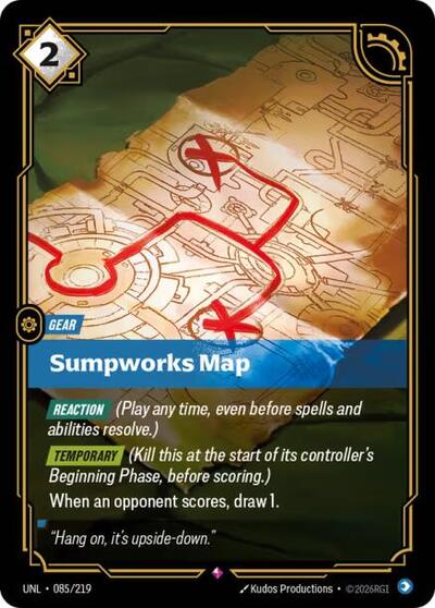 Sumpworks Map (Unleashed) Near Mint Foil