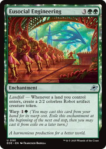 Eusocial Engineering (Edge of Eternities) Near Mint Foil