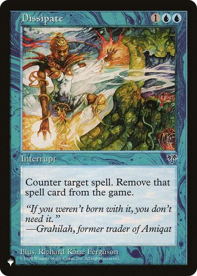Dissipate (The List) Near Mint