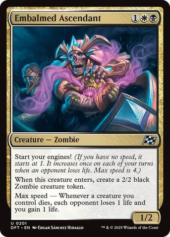 Embalmed Ascendant (Aetherdrift) Near Mint Foil