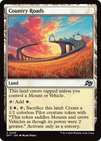 Country Roads (Aetherdrift) Near Mint Foil