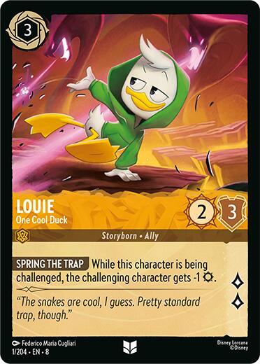 Louie - One Cool Duck (Reign of Jafar) Near Mint