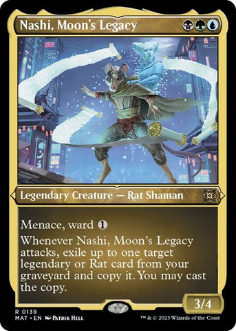 Nashi, Moon's Legacy (Foil Etched) (March of the Machine: The Aftermath) Near Mint Foil