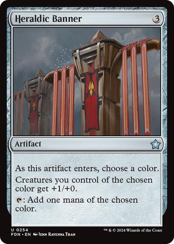 Heraldic Banner (Foundations) Near Mint