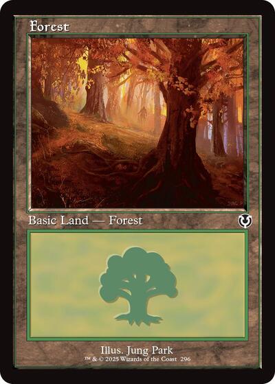 Forest (296) (Retro Frame) (Innistrad Remastered) Near Mint