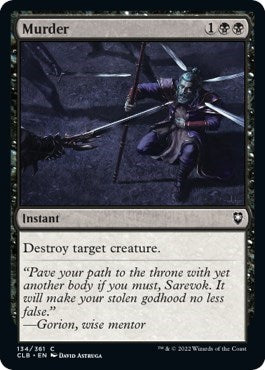 Murder (Commander Legends: Battle for Baldur's Gate) Near Mint Foil