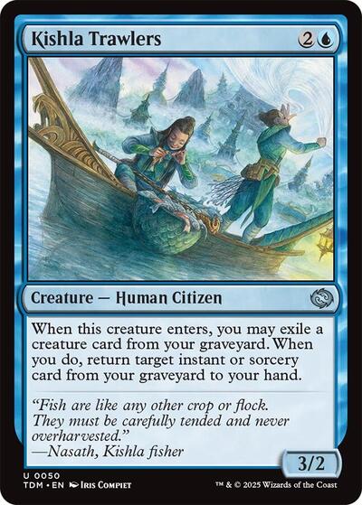 Kishla Trawlers (Tarkir: Dragonstorm) Light Play Foil