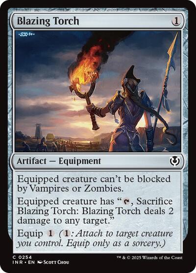 Blazing Torch (Innistrad Remastered) Near Mint Foil
