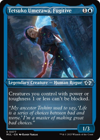 Tetsuko Umezawa, Fugitive (Foil Etched) (March of the Machine: Multiverse Legends) Near Mint Foil
