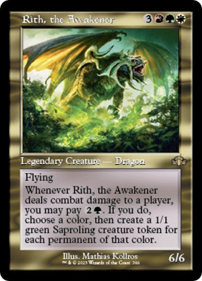 Rith, the Awakener (Retro Frame) (Dominaria Remastered) Near Mint Foil