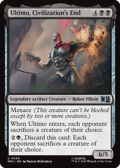 Ultimo, Civilization's End (Commander: Marvel Super Heroes) Near Mint Foil