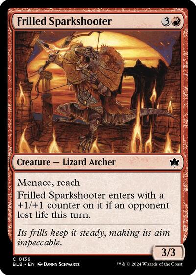 Frilled Sparkshooter (Bloomburrow) Near Mint