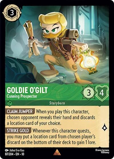 Goldie O'Gilt - Cunning Prospector (Whispers in the Well) Near Mint Cold Foil